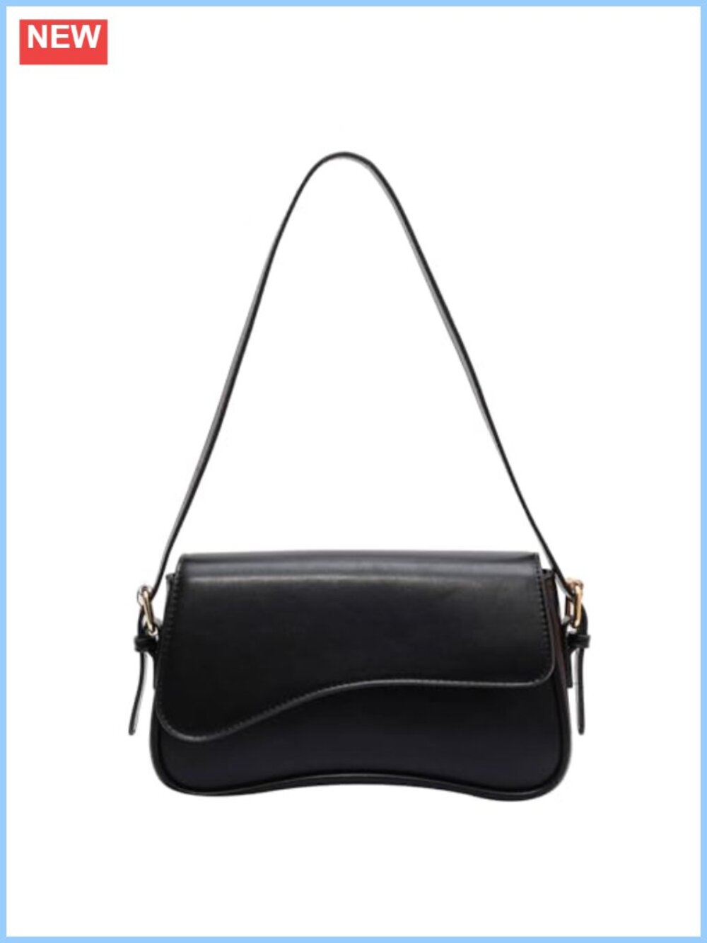 Women's Y2K Hobo Shoulder Bag Retro Vegan Leather Crossbody Purse